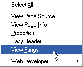 Context menu